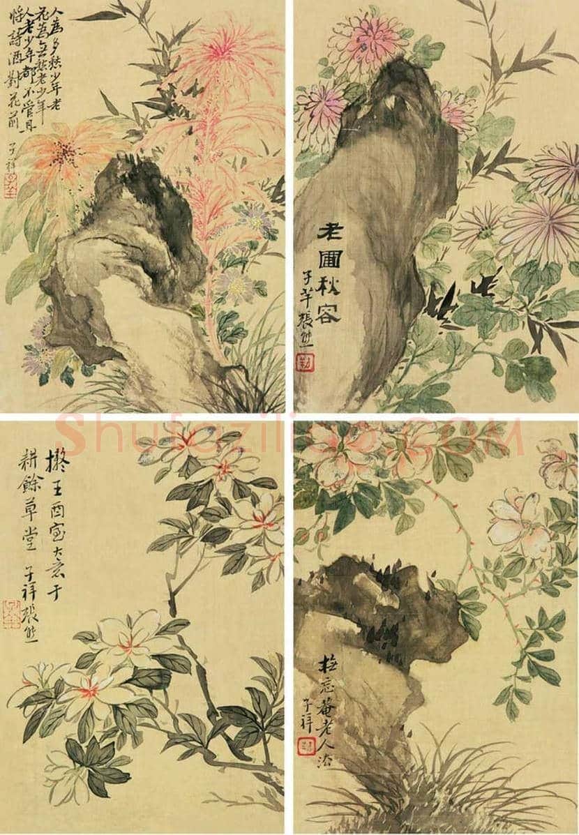 张熊花鸟画作品欣赏 | 书画常识