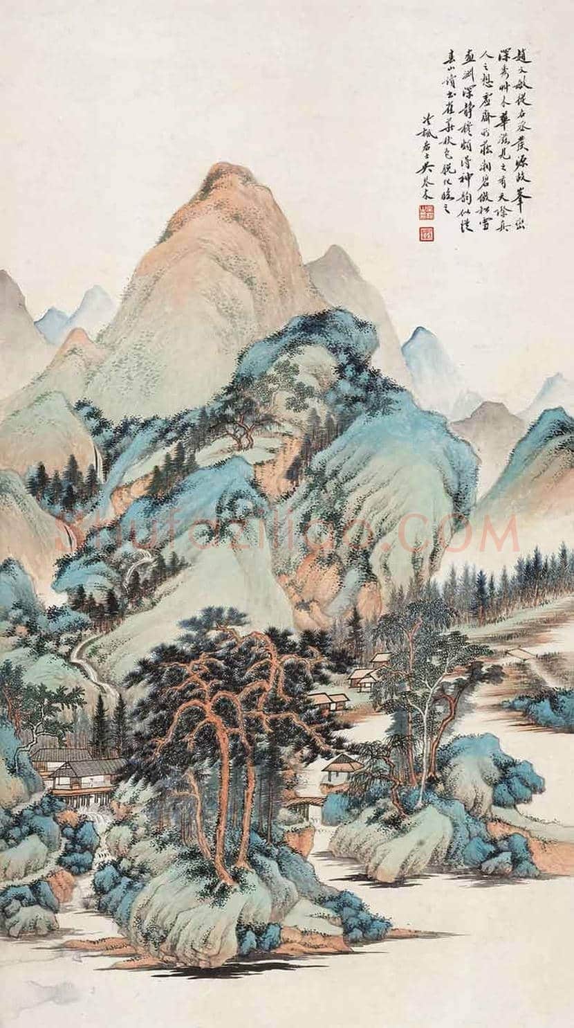 吴琴木山水画作品欣赏 | 书画讲解