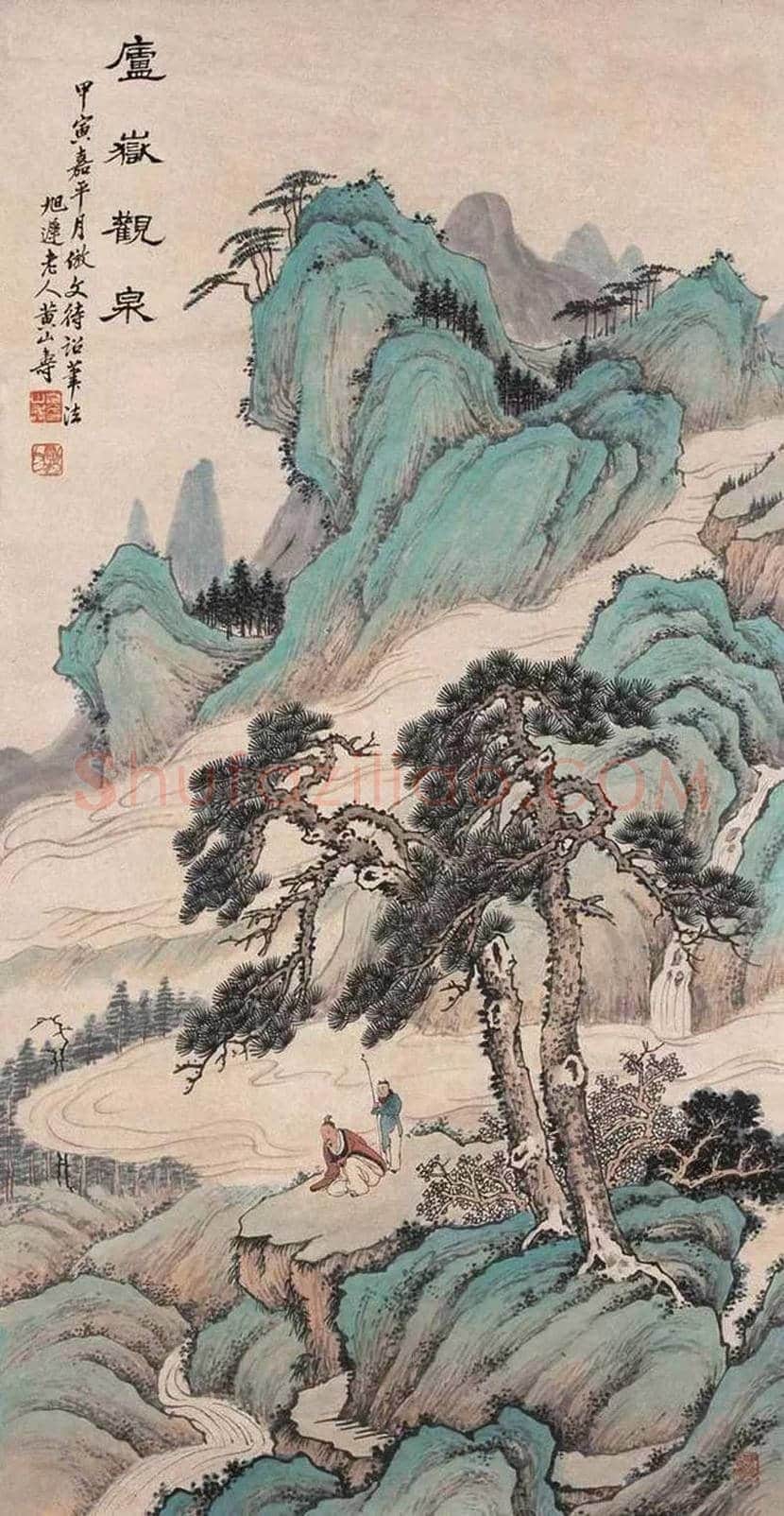 黄山寿山水画作品欣赏 | 书画科普