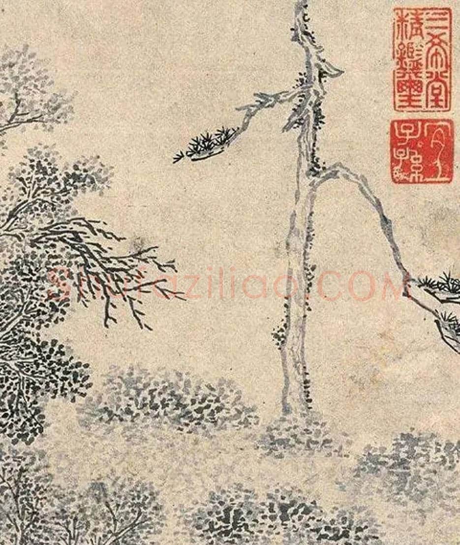 文徵明《消夏图》欣赏 | 书画文摘