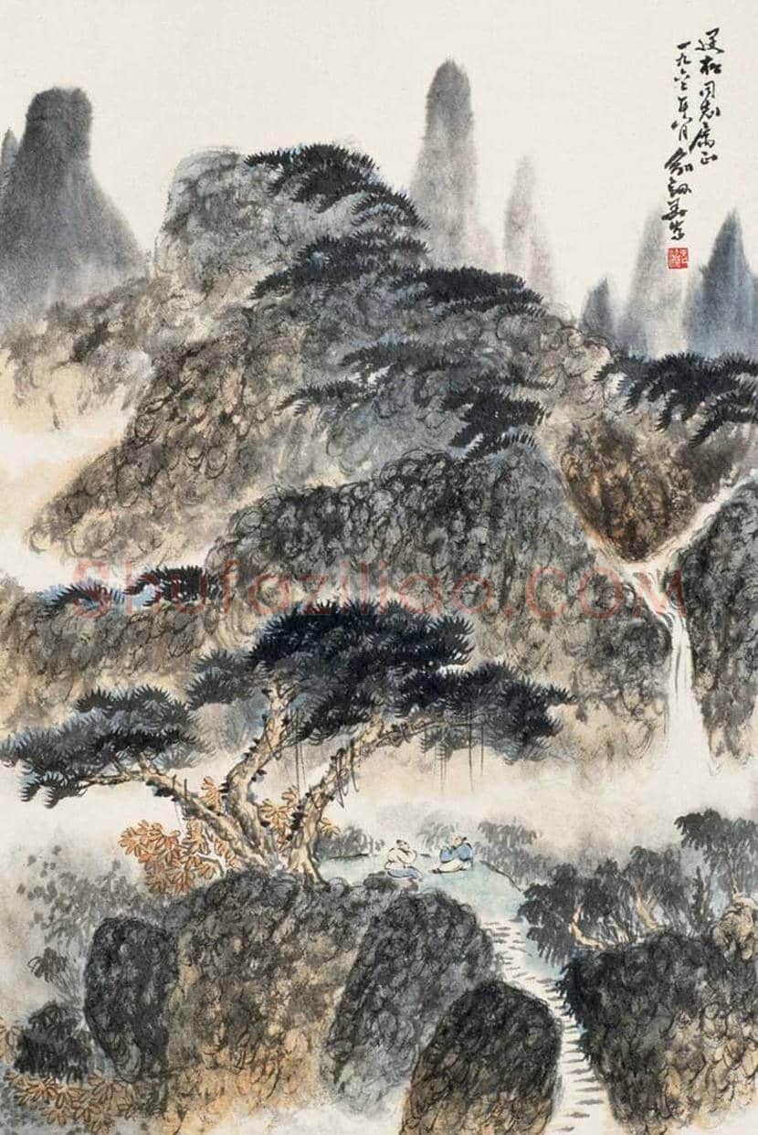 俞剑华山水画欣赏 | 书画学堂