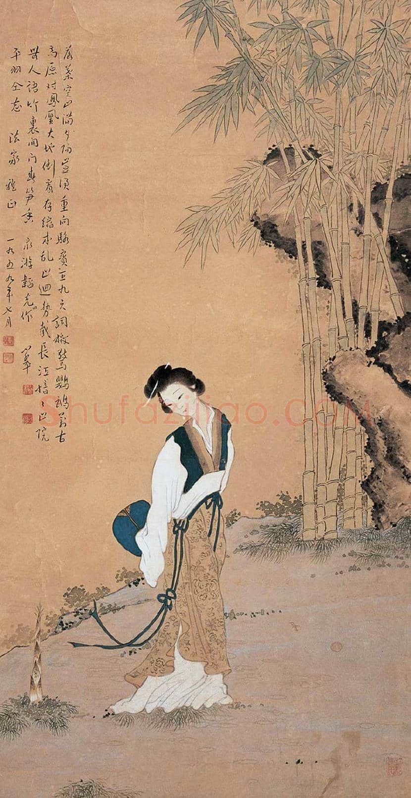 陈小翠人物作品欣赏 | 书画科普