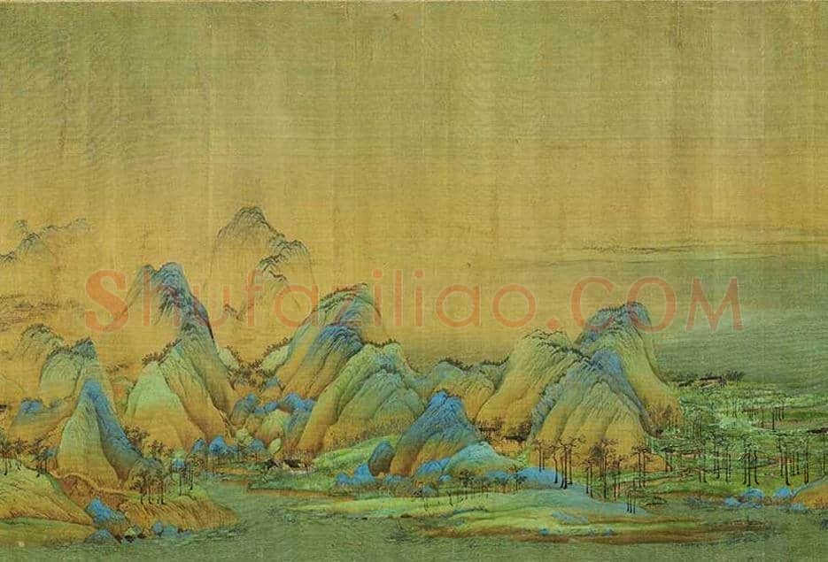 北宋王希孟《千里江山图卷》欣赏 | 书画学堂
