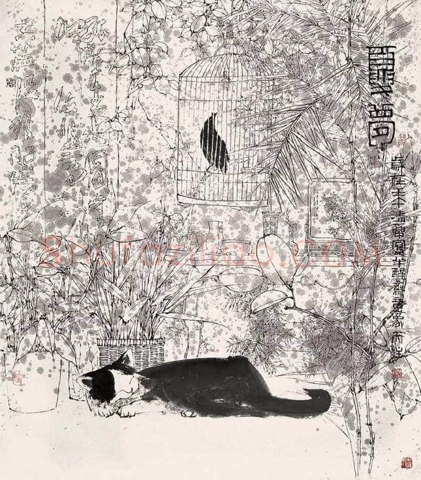 秦天柱花鸟画作品欣赏 | 书画学堂