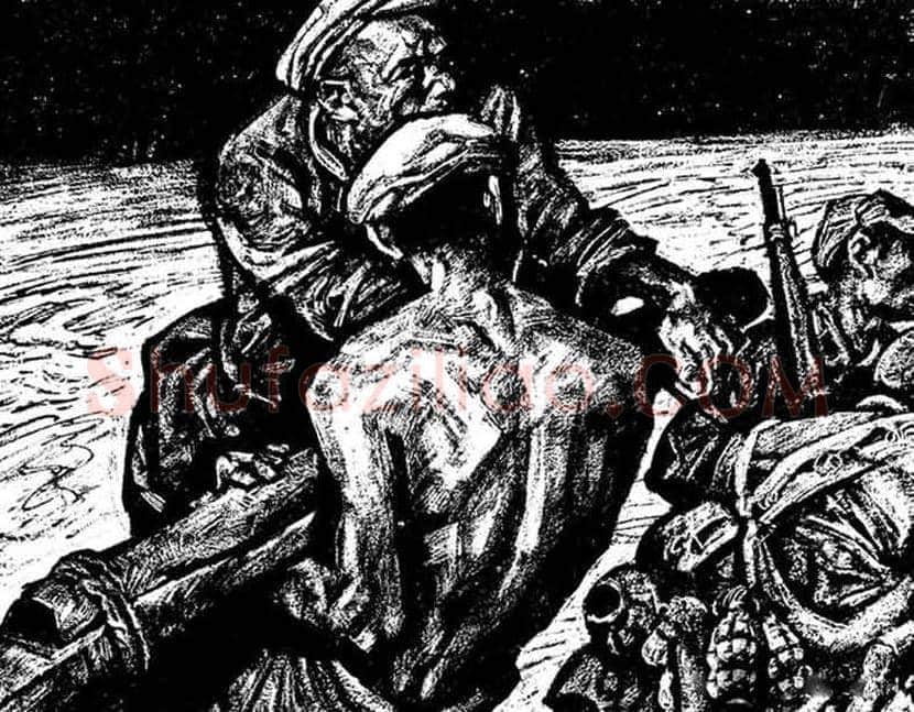 沈尧伊《地球的红飘带》，长征史诗连环画！ | 书画文摘