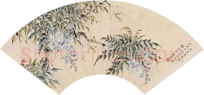 梅兰芳花鸟扇面欣赏,清丽秀雅! | 书画百科