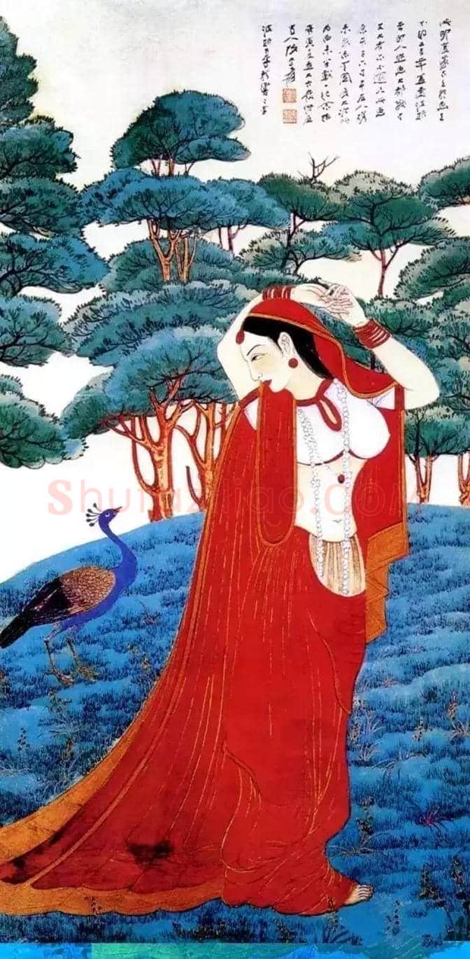 张大千笔下的高颜值美女 | 书画资料