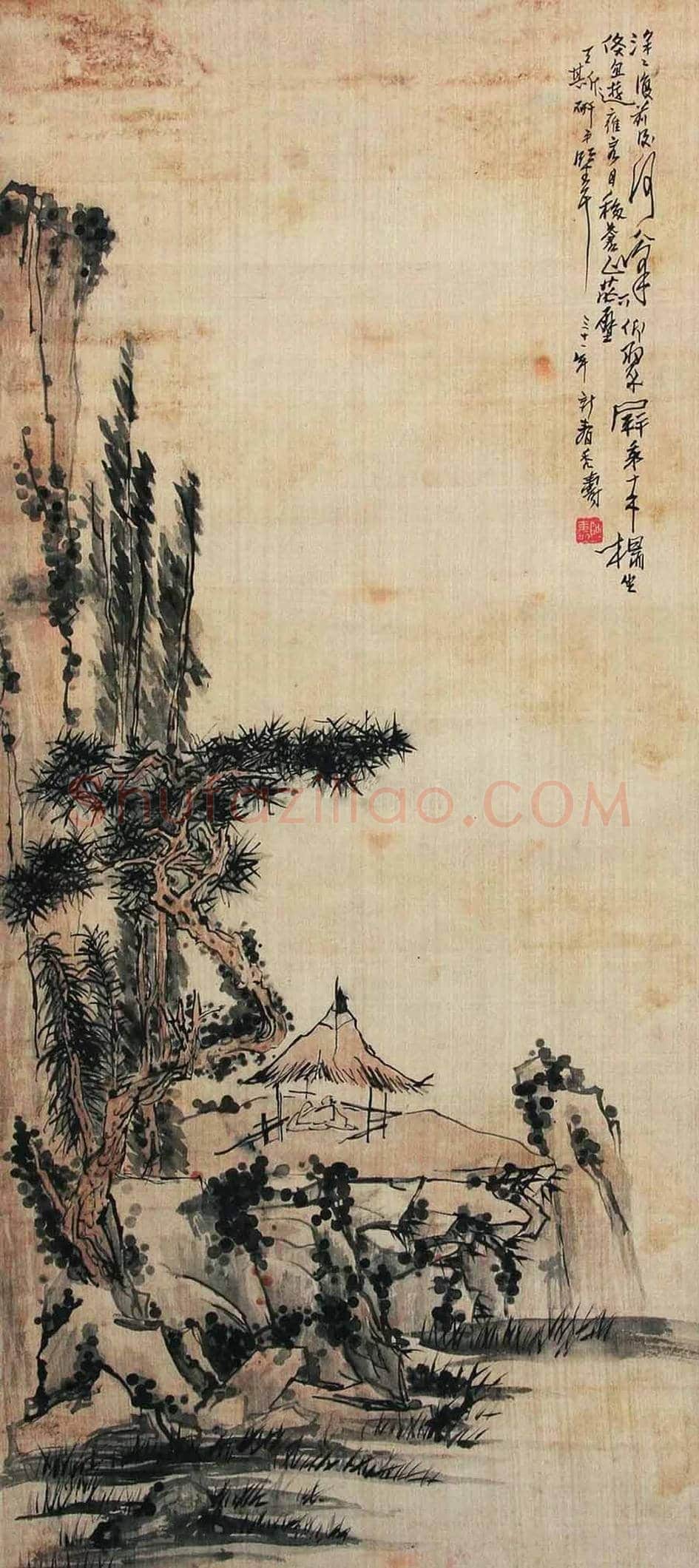 潘天寿山水画欣赏 | 书画科普