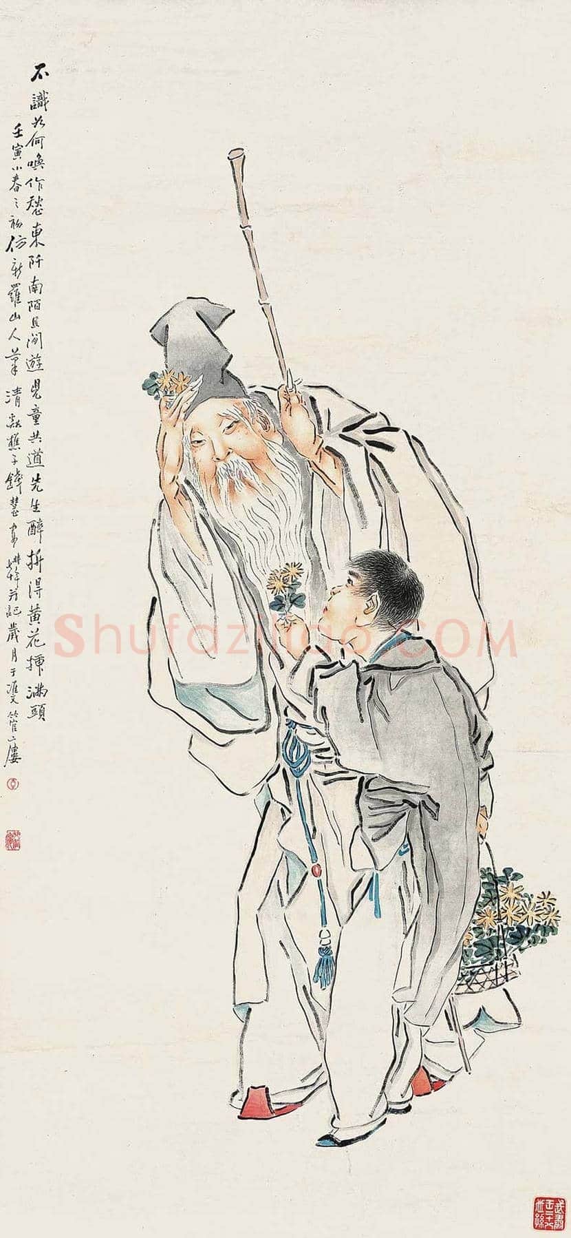 钱慧安作品欣赏 | 书画资料