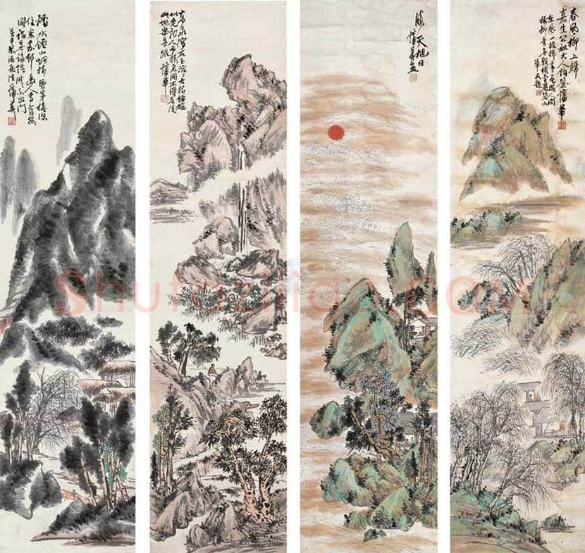 蒲华作品成交价格，多少钱一平尺？ | 书画常识