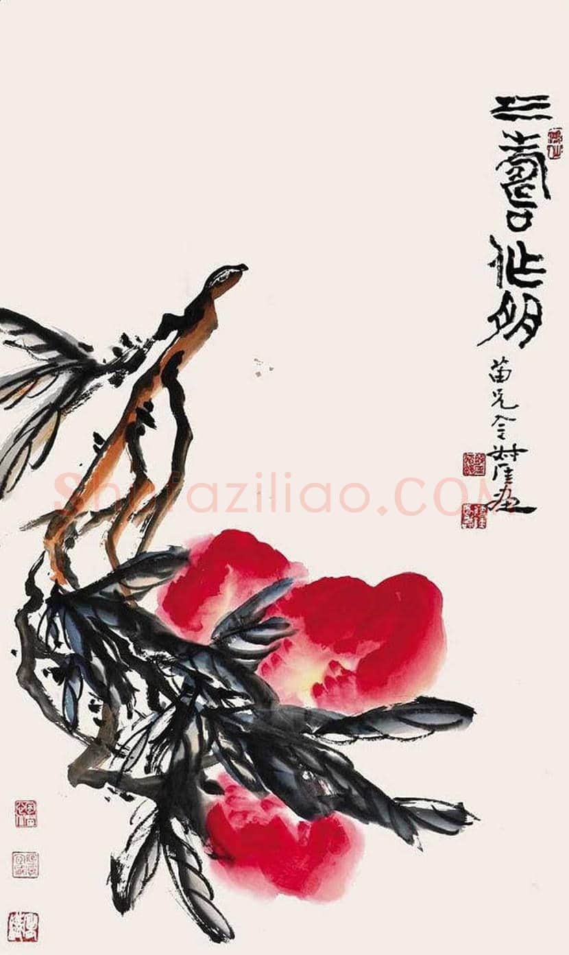钱瘦铁花鸟画作品欣赏 | 书画讲解