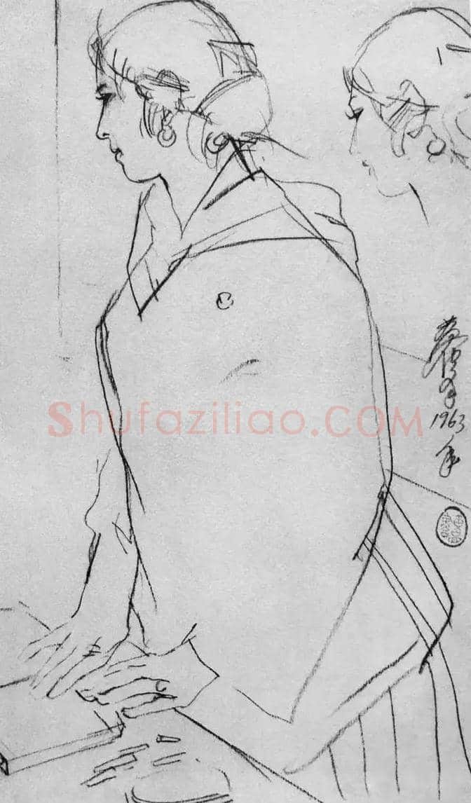 欣赏黄胄速写手稿100张！ | 书画学堂