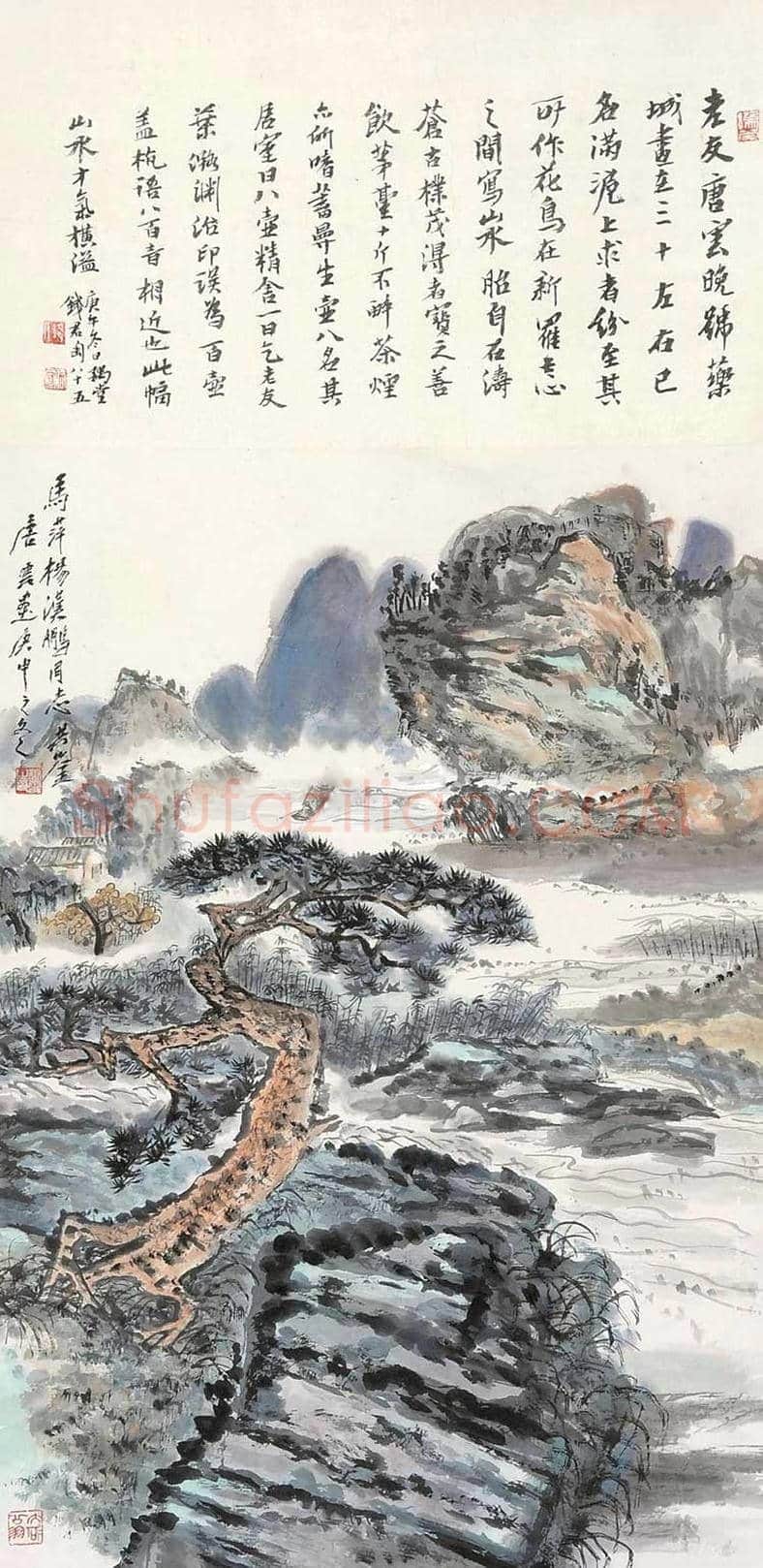 唐云山水画作品欣赏 | 书画讲解
