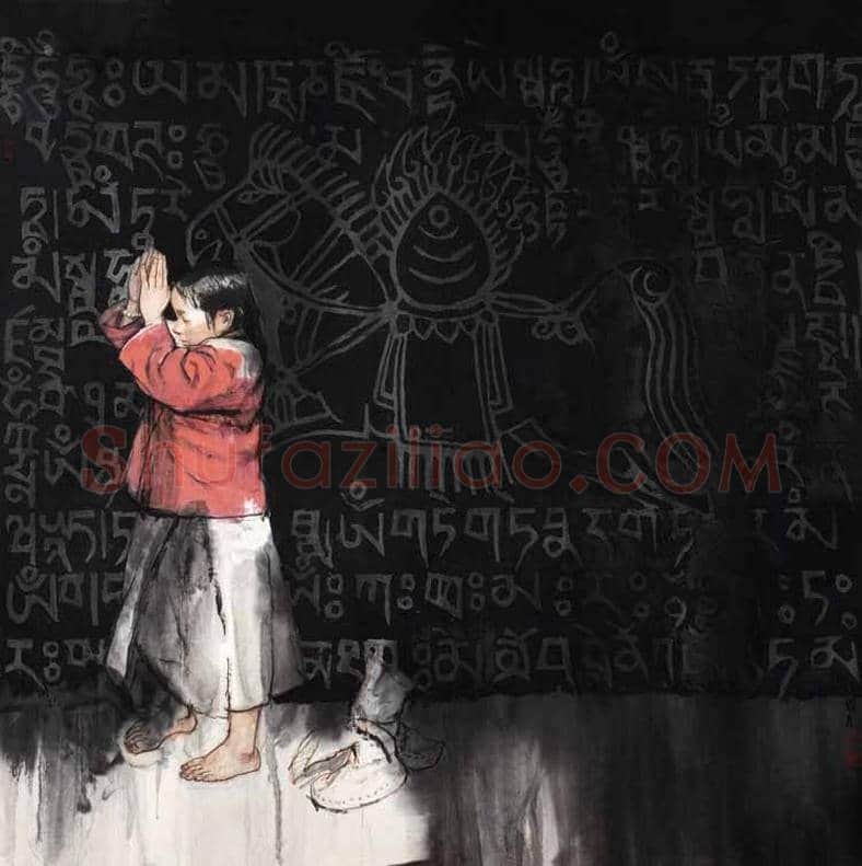画僧史国良西藏风情人物画！ | 书画常识