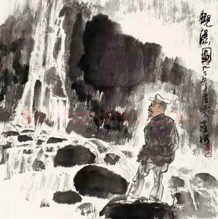 卢沉水墨人物画作品欣赏 | 书画资料