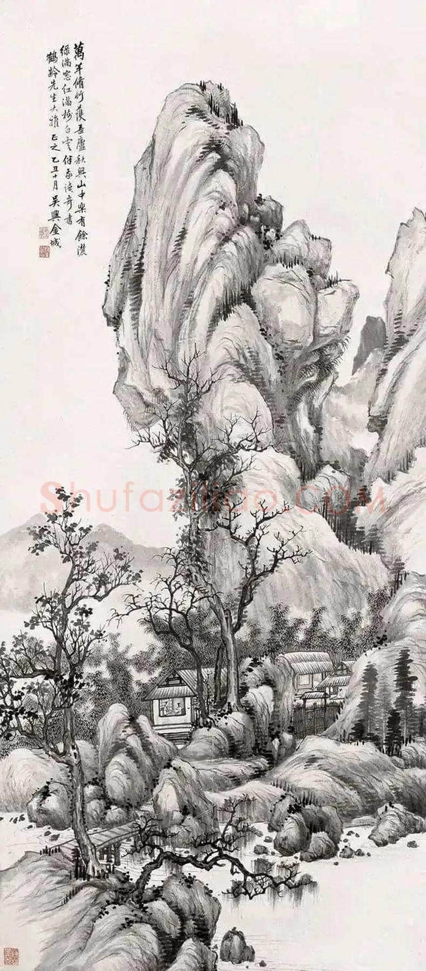 金城山水画作品欣赏 | 书画学堂
