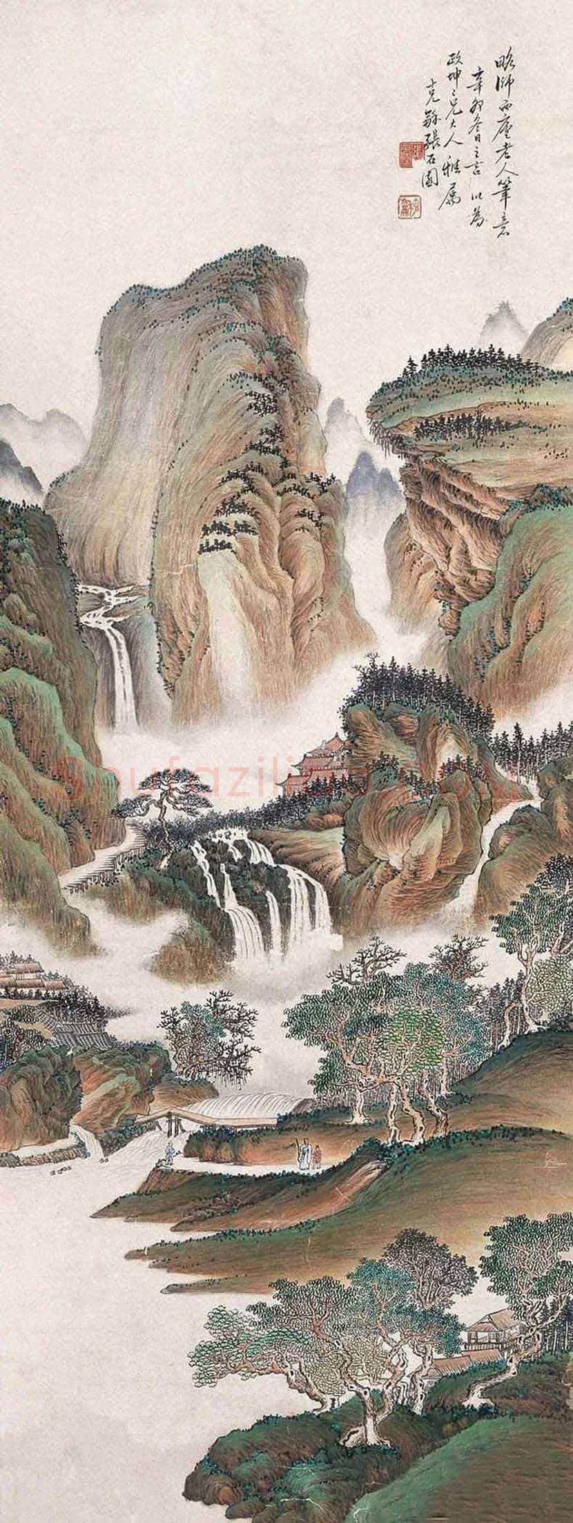 张石园山水画作品欣赏 | 书画文摘