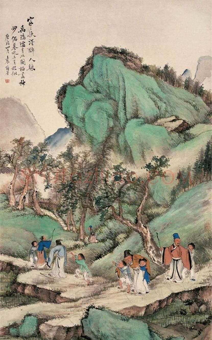 袁培基山水画欣赏 | 书画学堂