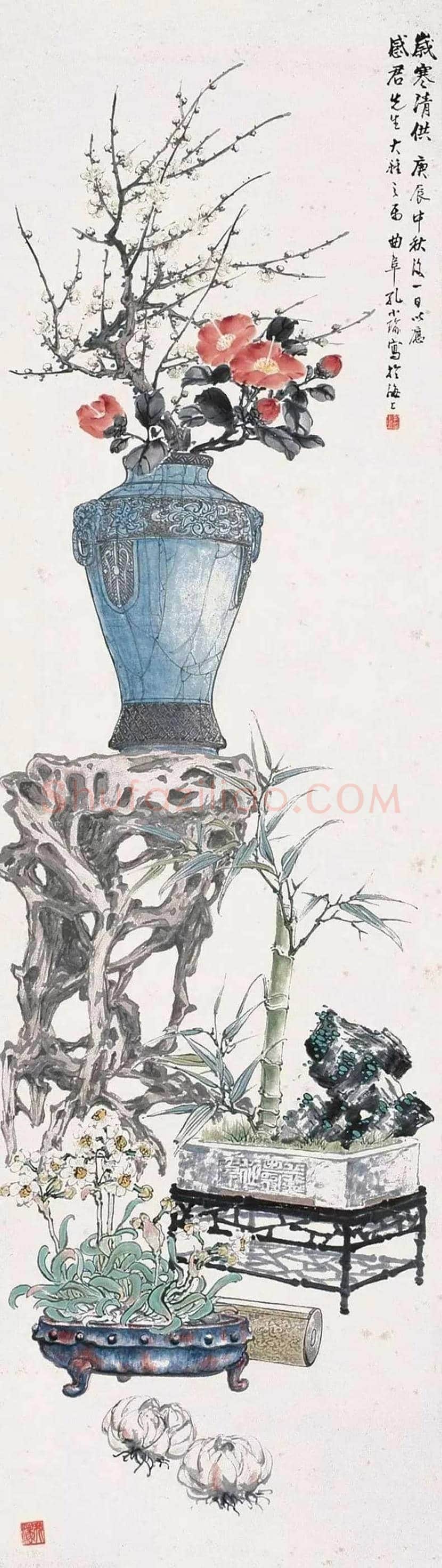 孔小瑜博古画欣赏 | 书画百科
