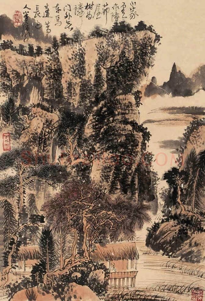 绘画奇人黄秋园作品欣赏(100幅) | 书画百科