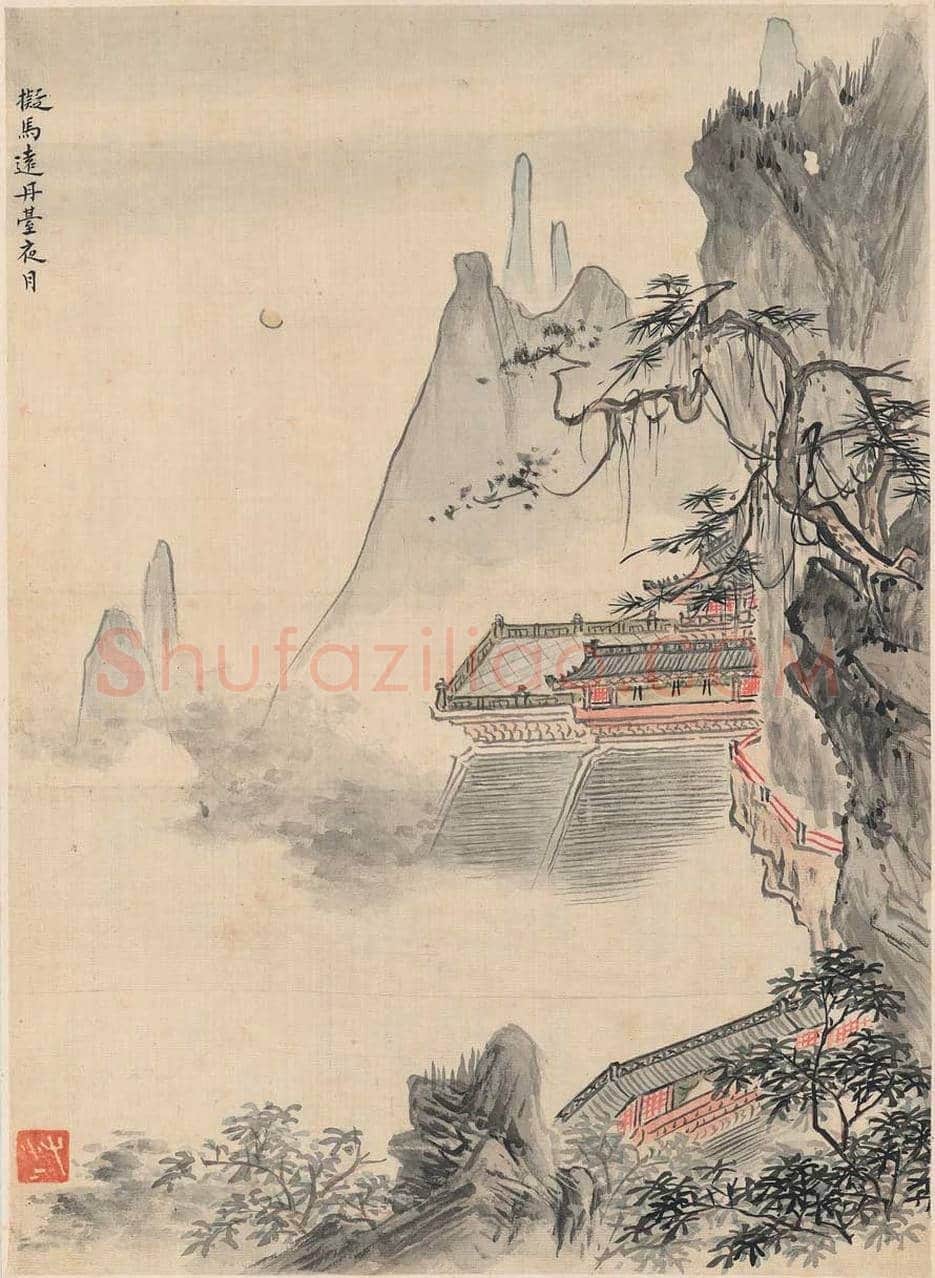 华嵒 《山水十二开》图赏 | 传世国画作品