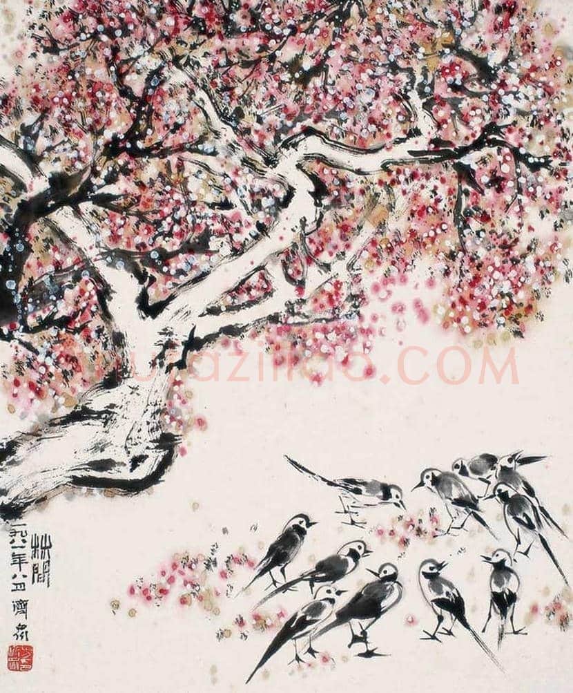 方济众花鸟画作品欣赏 | 书画知识