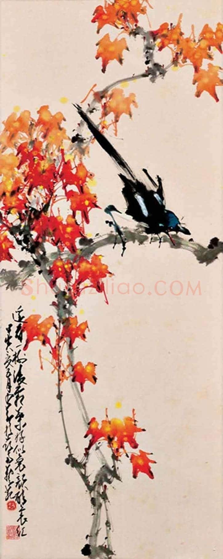 赵少昂花鸟鱼虫画欣赏 | 书画资料