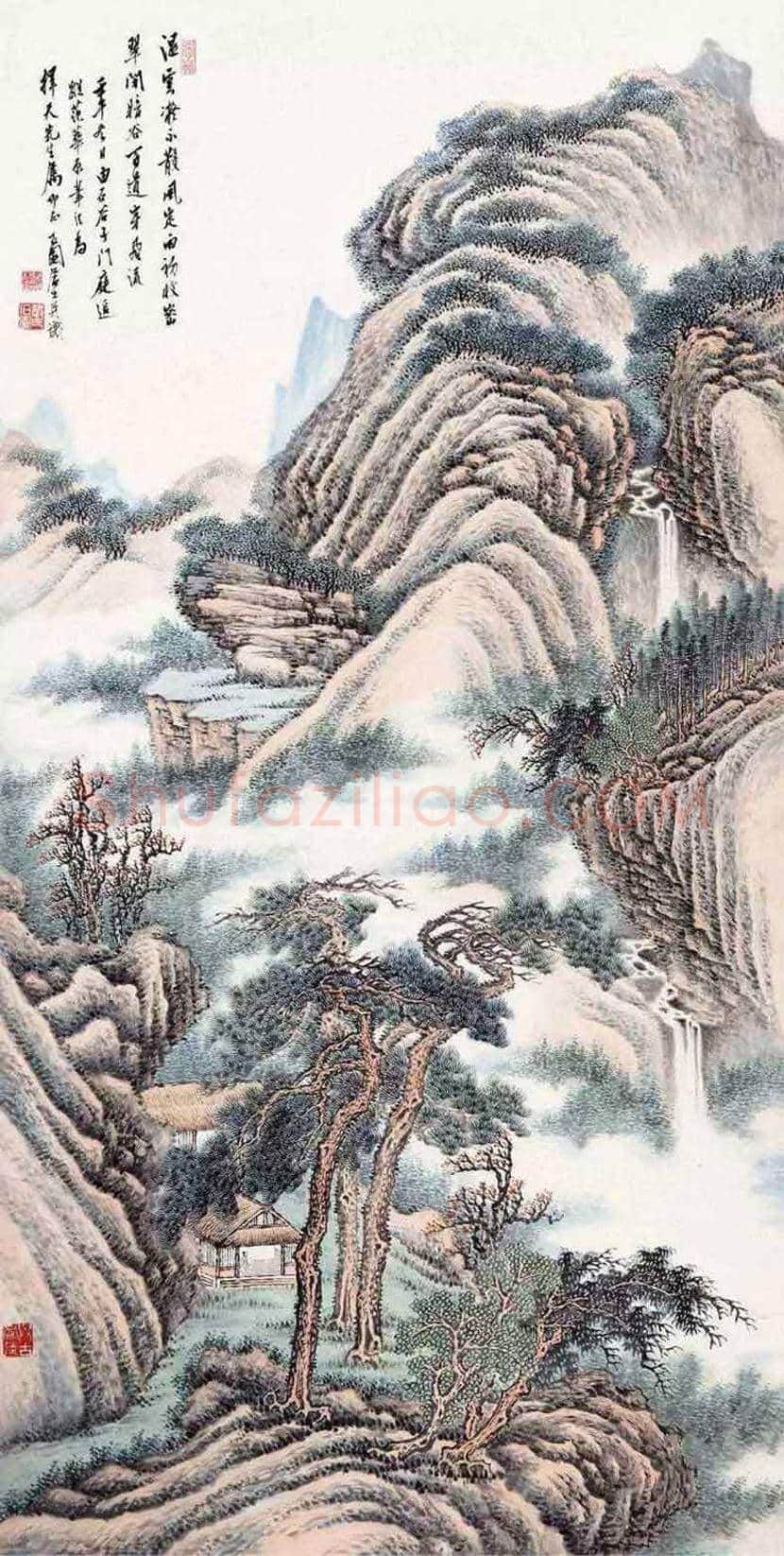 张石园山水画作品欣赏 | 书画文摘