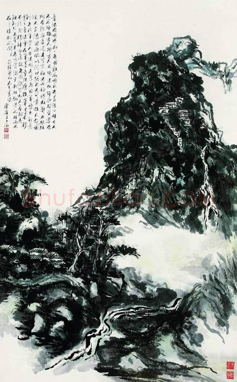 王康乐山水画作品欣赏 | 书画常识