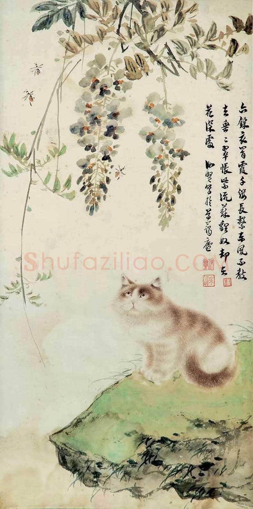 名家画猫作品欣赏 | 书画文摘