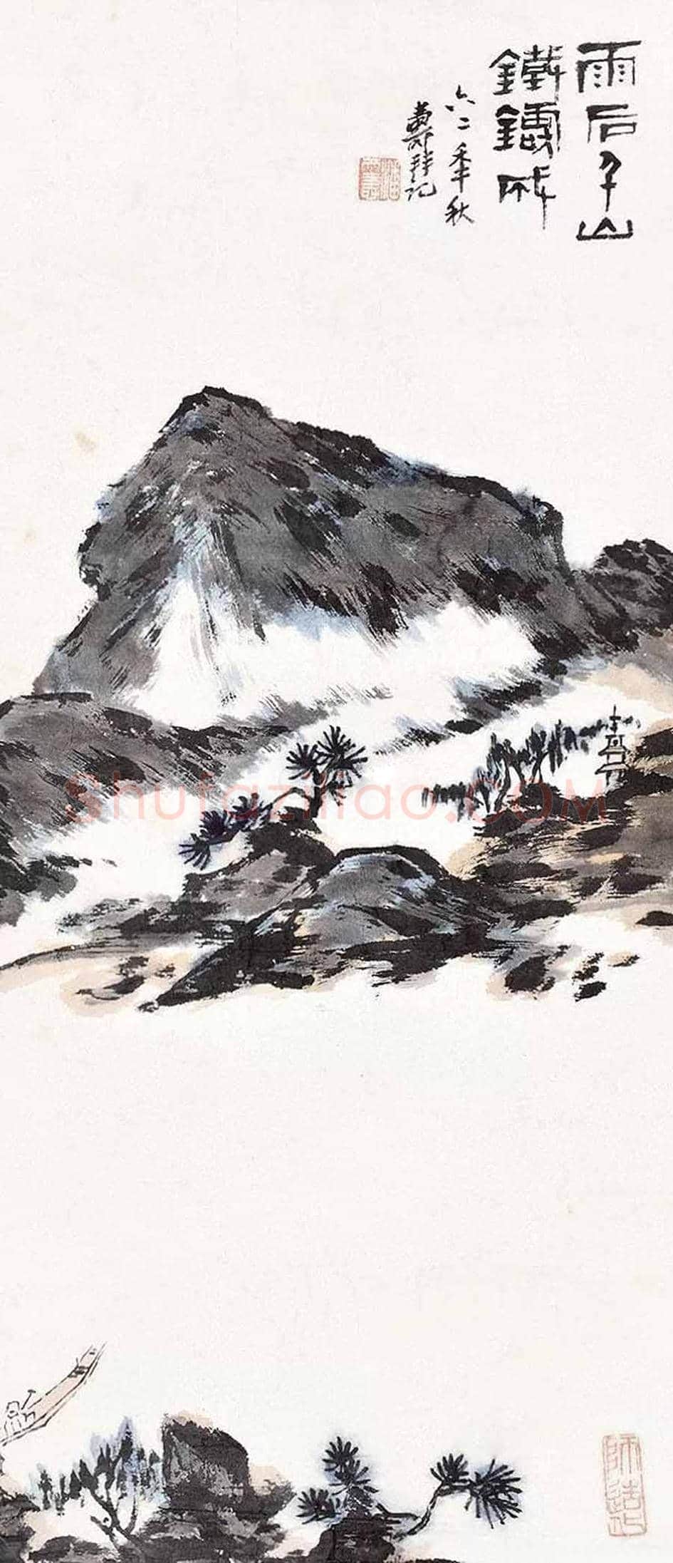 潘天寿山水画欣赏 | 书画科普