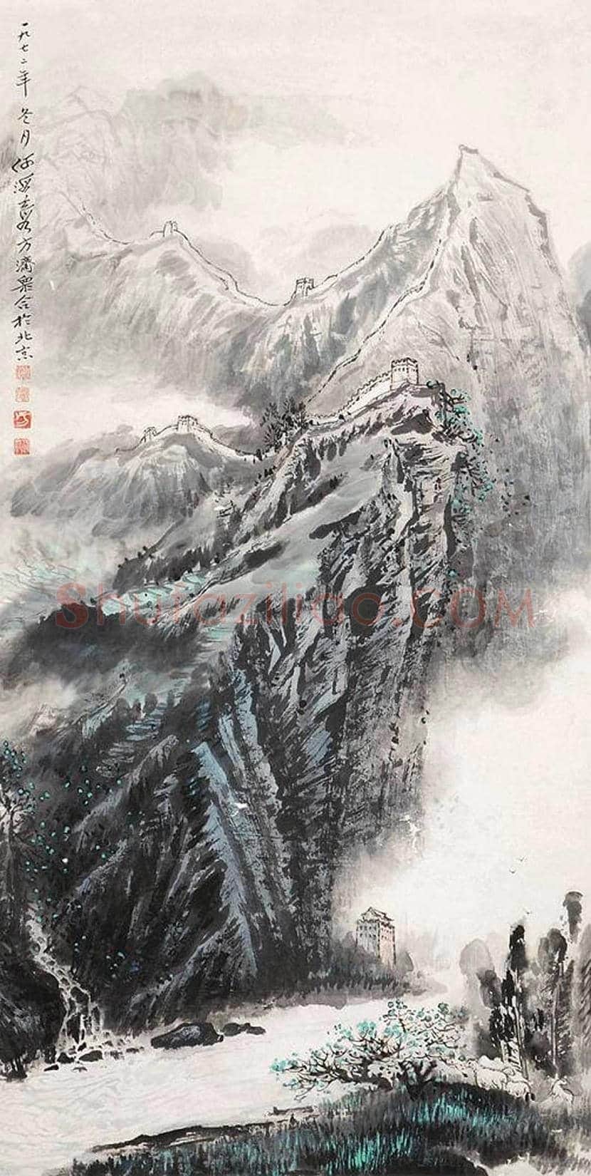 方济众山水画作品欣赏 | 书画学堂