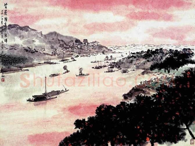 傅抱石山水画高清大图，美醉了！ | 书画科普