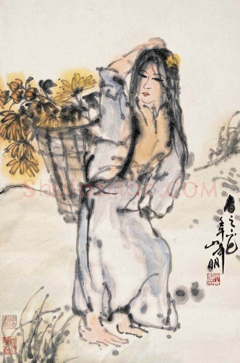 吴山明人物画作品欣赏 | 书画学堂
