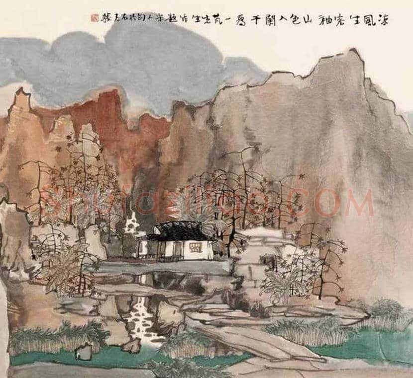 方骏山水画作品欣赏 | 书画常识