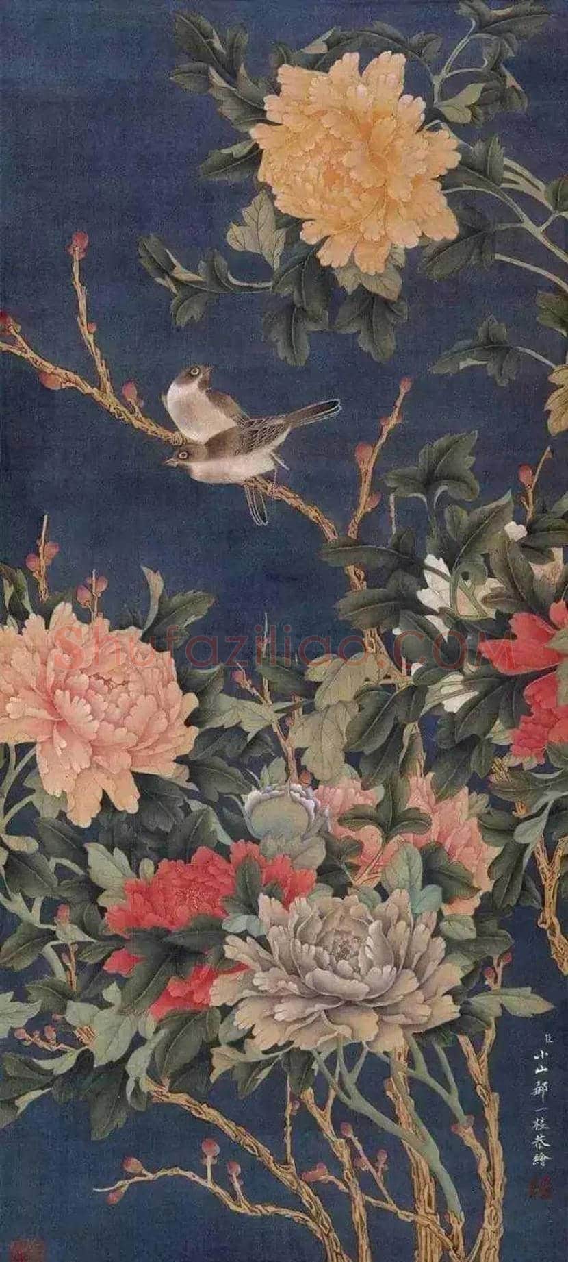 邹一桂工笔花鸟画作品欣赏 | 书画学堂