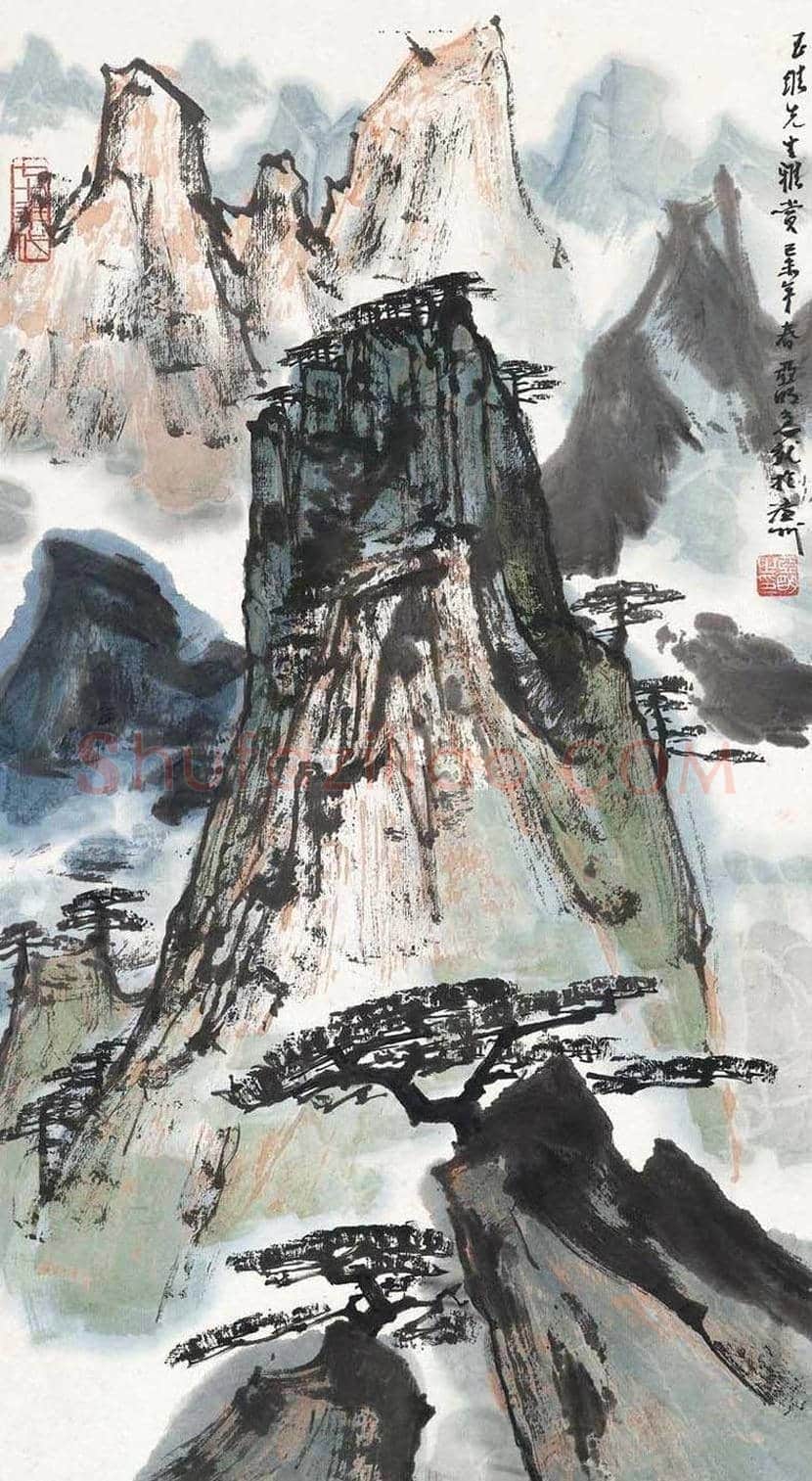 亚明山水画作品欣赏 | 书画资料
