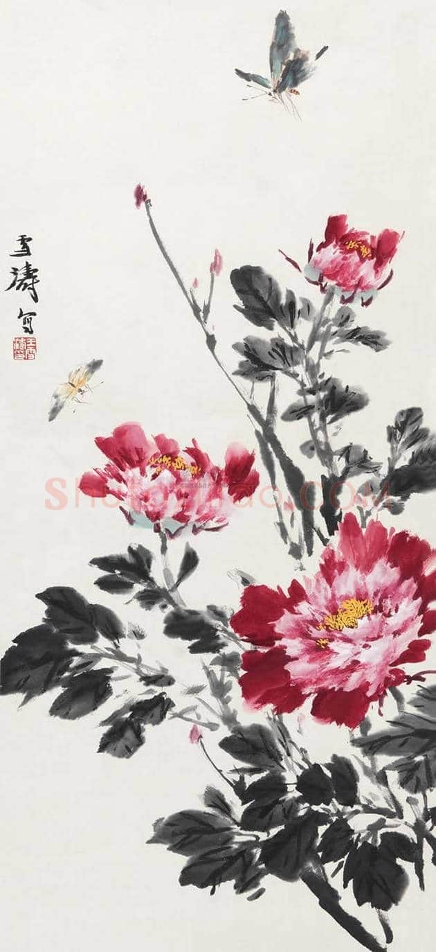 王雪涛国画牡丹欣赏 | 书画学堂