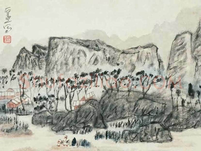 陈子庄山水画作品欣赏 | 书画文摘