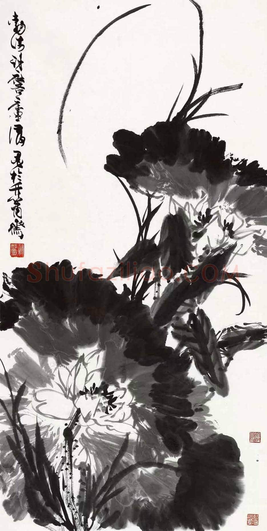 许麟庐写意花鸟作品欣赏 | 书画讲解
