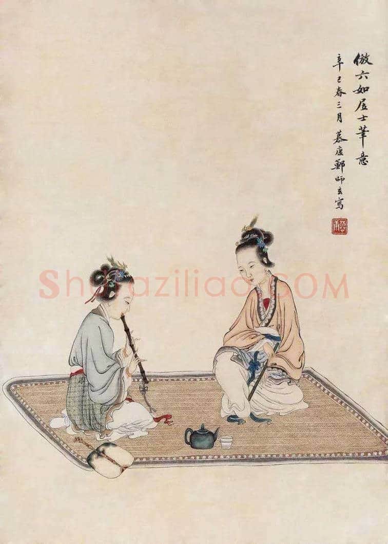 郑慕康人物画作品欣赏 | 书画资料