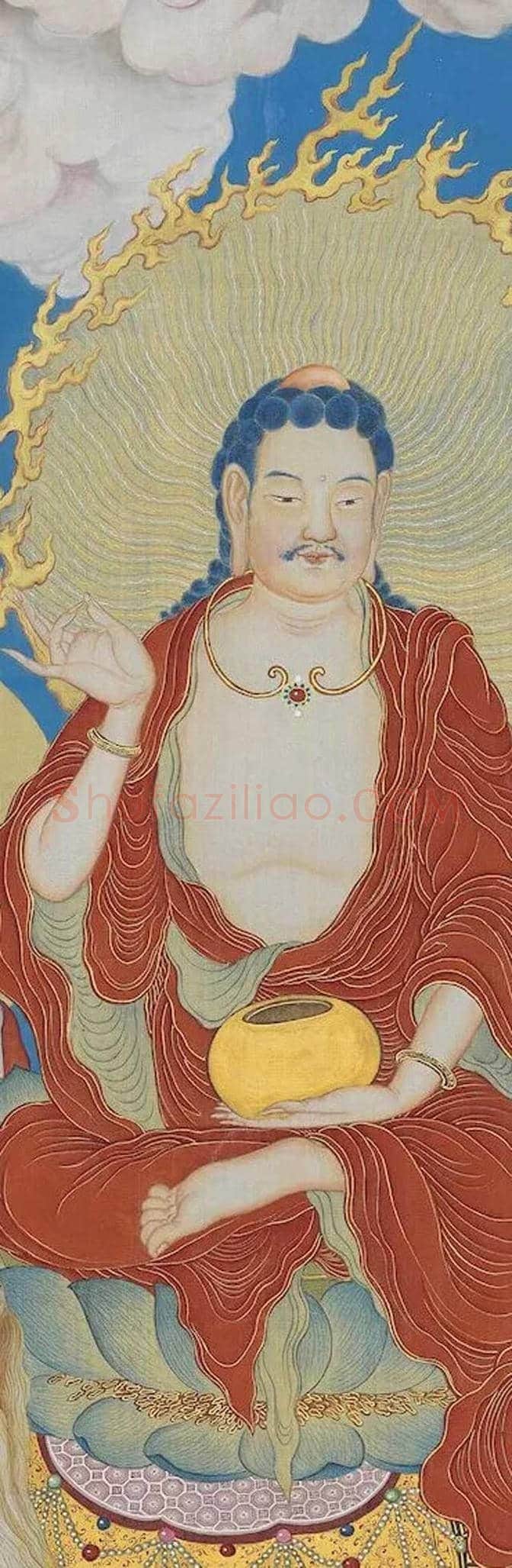 台博藏清《无量寿佛图》欣赏 | 书画知识