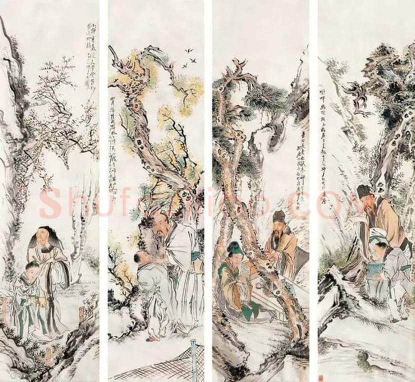 沙馥人物画欣赏 | 书画常识