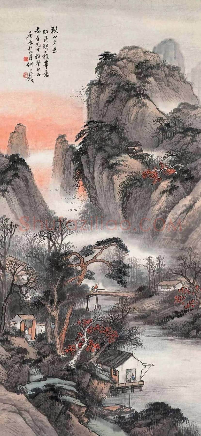 汪琨山水画作品欣赏 | 书画百科