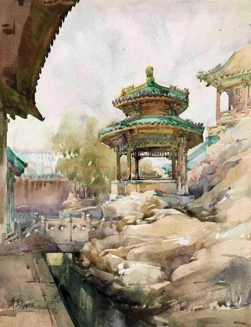 华宜玉水彩作品欣赏 | 书画讲解
