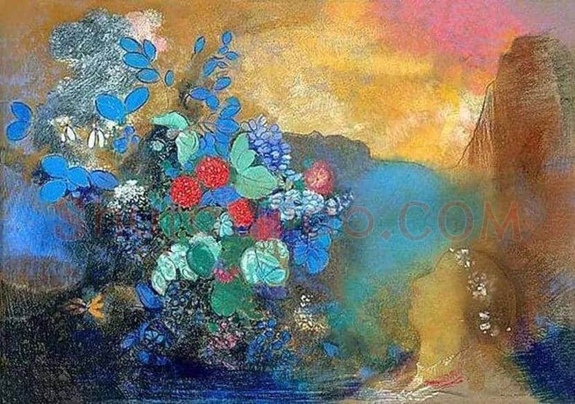 奥蒂诺·雷东的花卉作品欣赏 | 书画百科