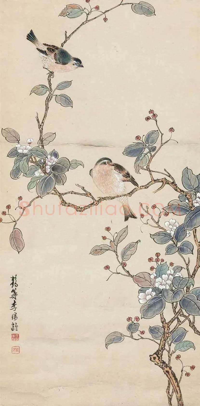 李鹤筹花鸟画作品欣赏 | 书画文摘
