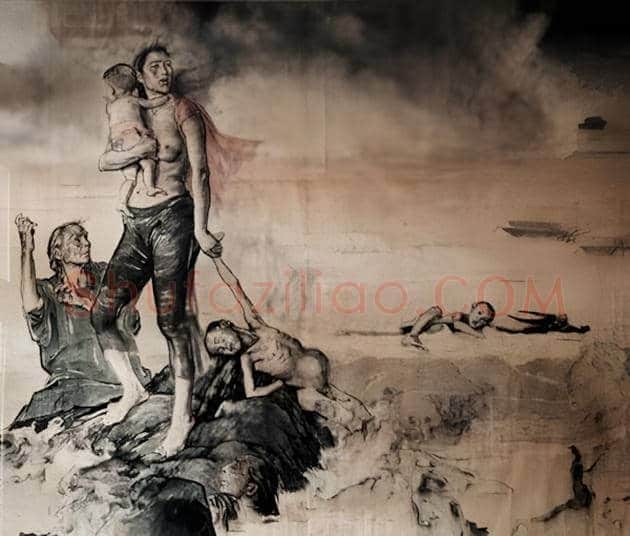 蒋兆和:中国画改革三大家之一,笔下都描绘人民大众 | 书画科普