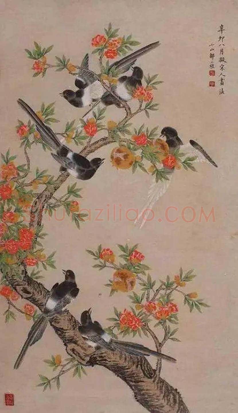 邹一桂工笔花鸟画作品欣赏 | 书画学堂