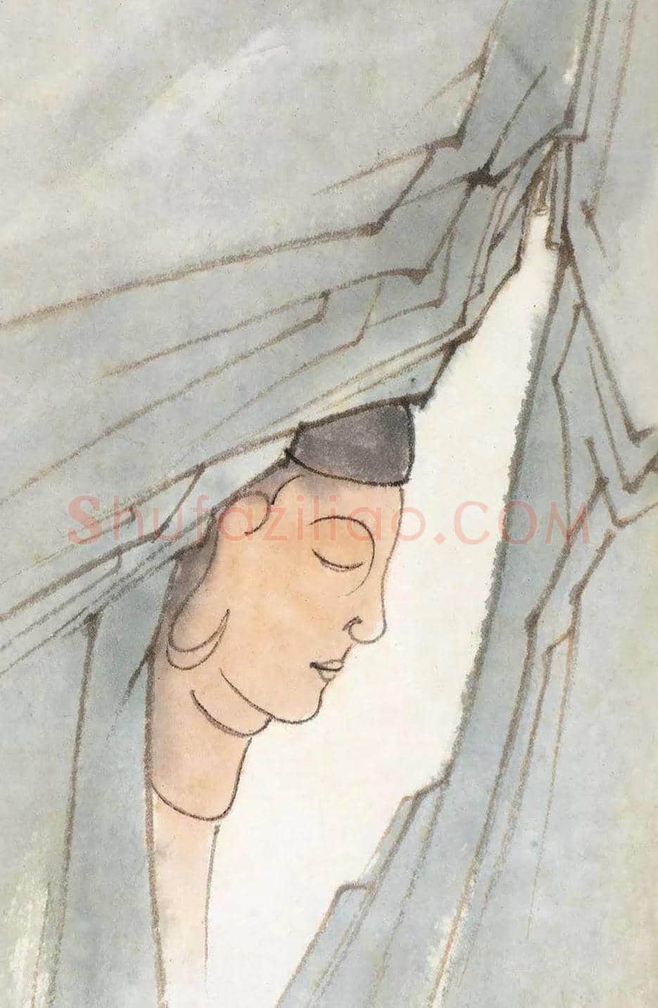 傅抱石作品《云冈见佛》欣赏 | 书画讲解
